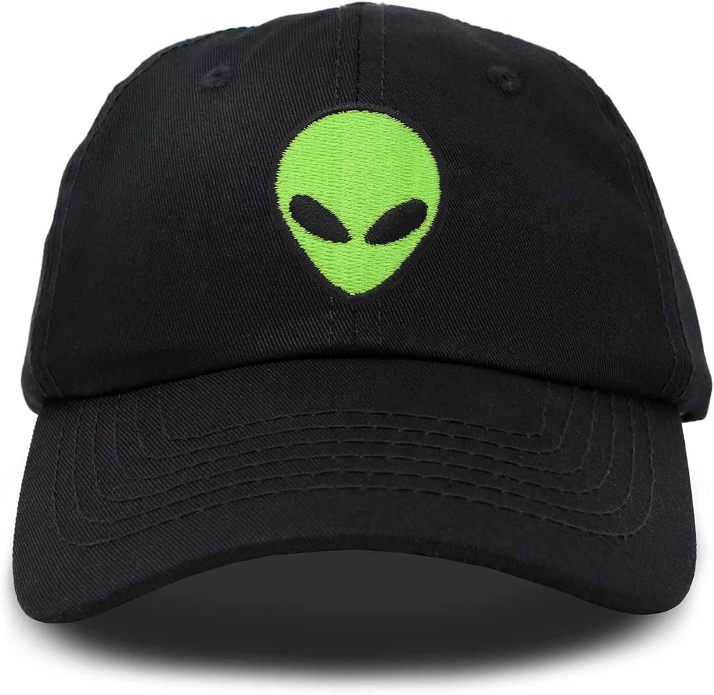 DALIX Alien Head Baseball Cap Mens and Womens Hat