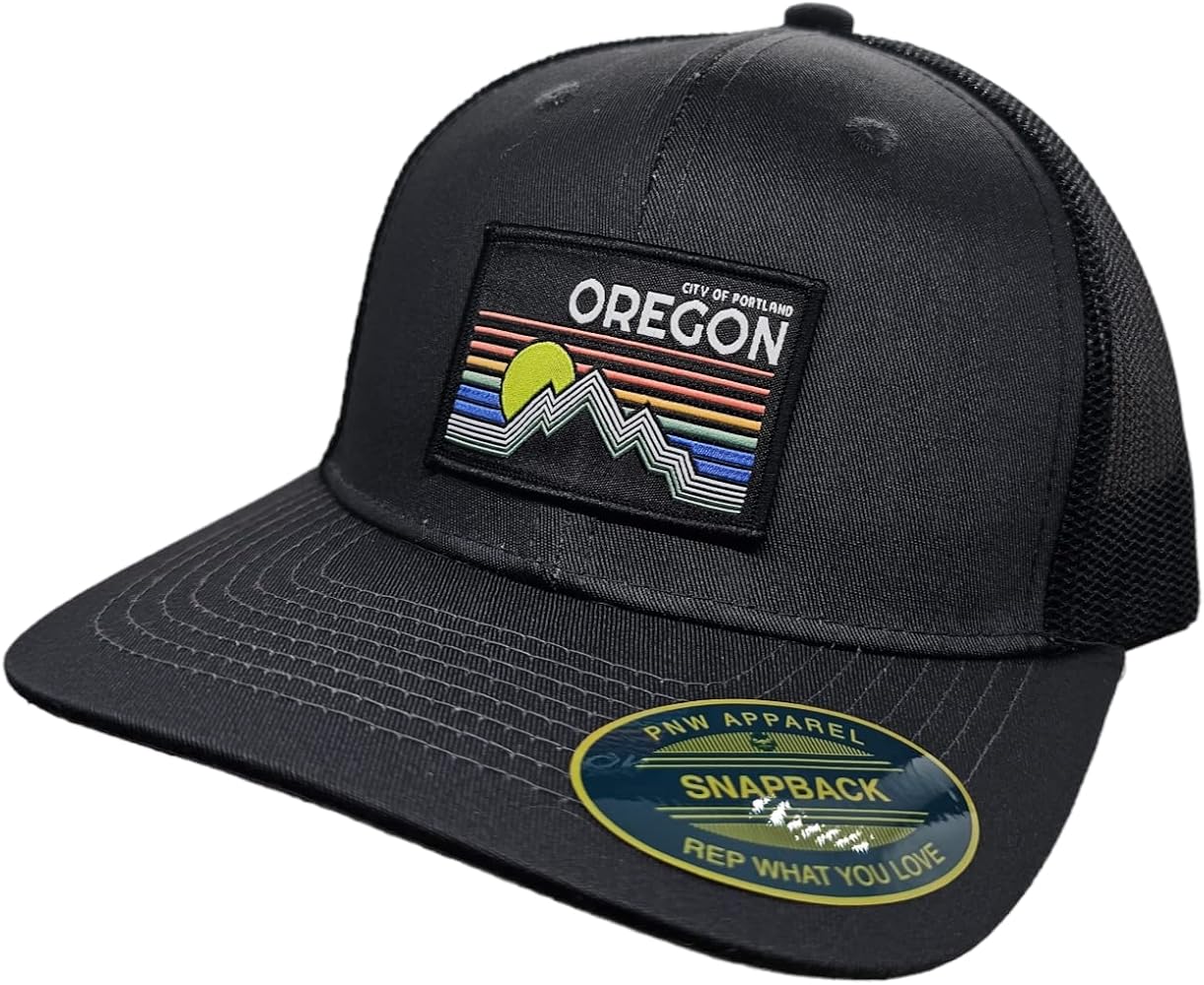 Trucker Hat - Oregon Cap with Vintage Syle Patch