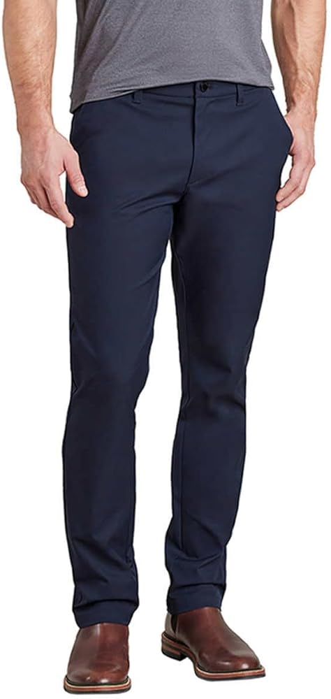 English Laundry Men's Flat Front Chino Pant (US, Waist Inseam, 36, 30, Regular, Regular, Blue)