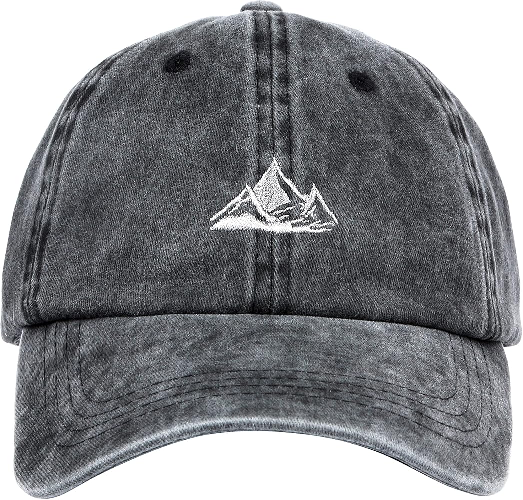 Dad Hat Baseball Cap Unisex Outdoor Unstructured Washed Soft Cotton Mountain Hat