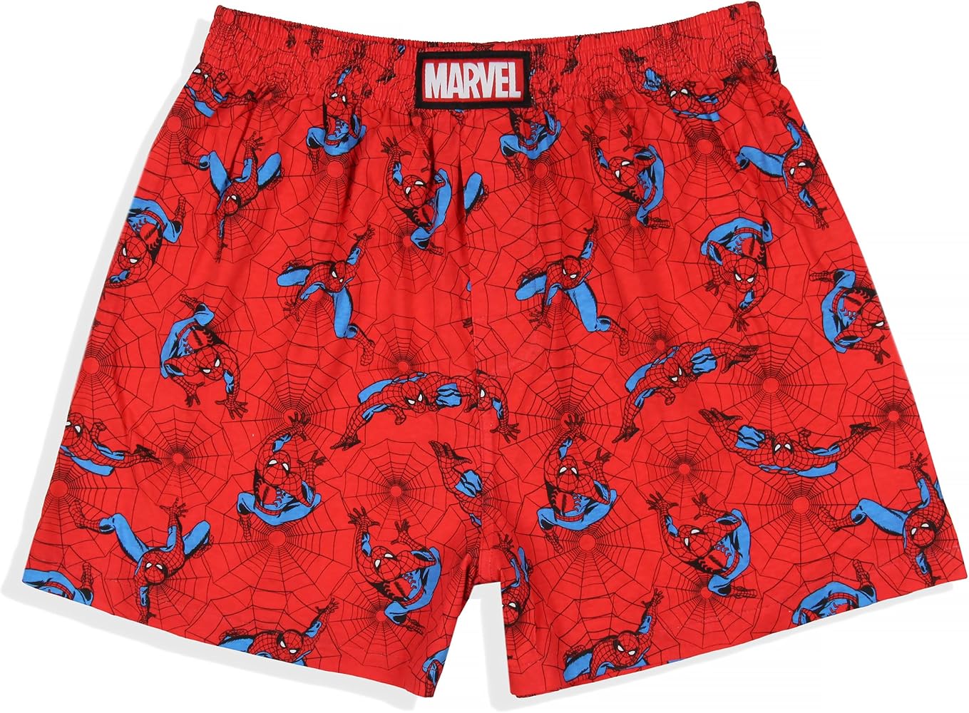 Marvel Men's Spider-Man Retro Character Print Boxers Sleep Shorts Underwear