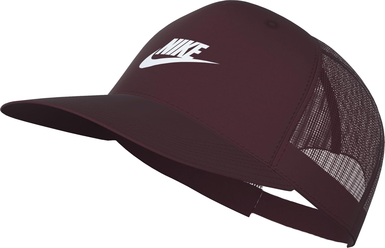 Nike Men's Rise Futura Trucker Cap (US, Alpha, One Size, Night Maroon/Night Maroon/White)