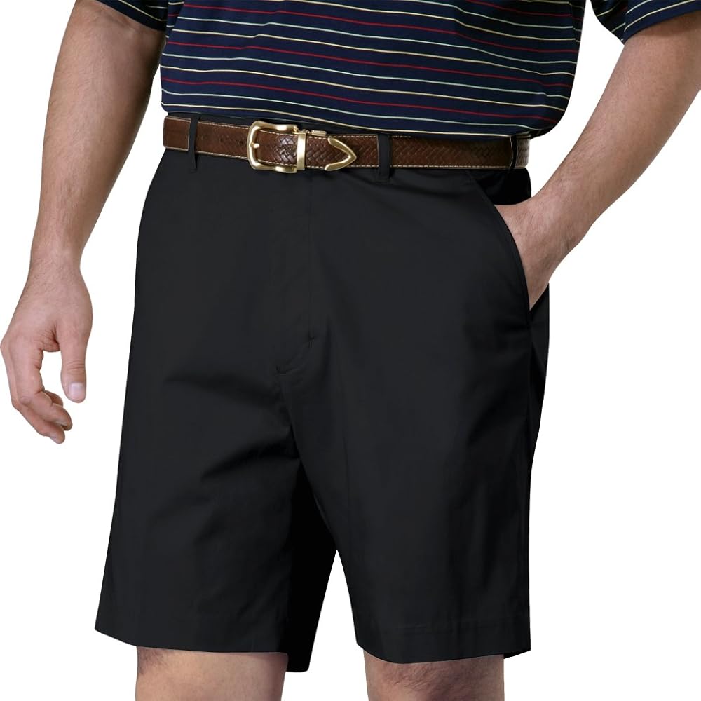 Men's Cotton Twill Flat Front Golf Shorts #1845